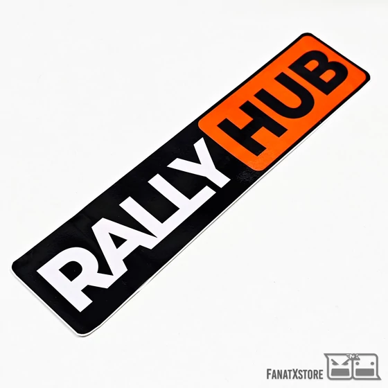 RALLY HUB matrica (285 x 65 mm)