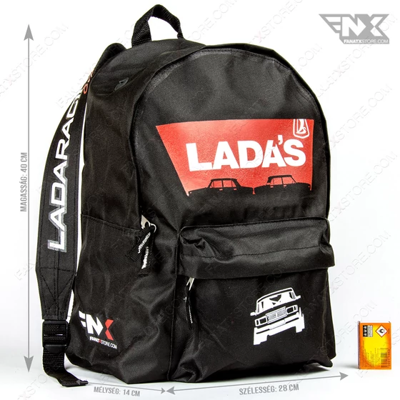 Ladás hátizsák fekete